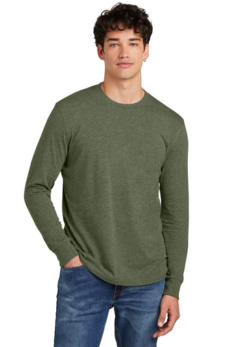 District� Adult Unisex 4.3-ounce, 60/40 Cotton Poly Perfect Blend CVC Long Sleeve T-Shirt